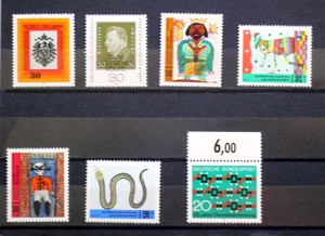 Briefmarken: BRD 1971  Einzelmarken und Sätze 