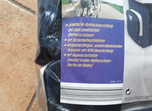 Fahrradgepäcktaschen in origin. Verpackung, mit vielen Reißverschlussfächer und Regenschutz Bild 3