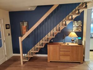 Treppen Holz, Stahl, Glas. Bild 4