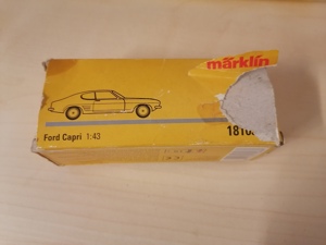 Modellauto Ford Capri  Märklin 18103-02 blau in OVP Bild 4
