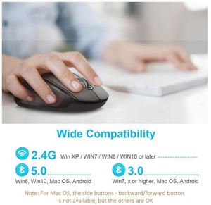 TECKNET EWM01832 Bluetooth Mouse 2.4G 4000DPI_6 Knöpfe_neuwertig Bild 7