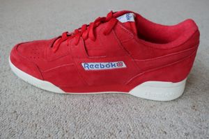 Herren Männer Sneaker Reebok Classic Mens Workout Plus Vintage Rot Weiß Größe 47