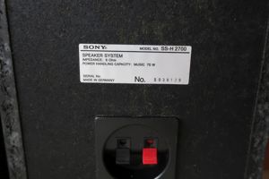 2 Sony SS-H 2700 3-Wege Lautsprecherboxen 6 Ohm 70 Watt schwarz grau Bild 6