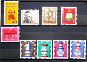 Briefmarken: BRD 1972-1973  Einzelmarken und Sätze Bild 3