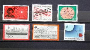 Briefmarken: BRD 1972-1973  Einzelmarken und Sätze Bild 6