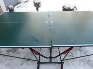 Tennis Tisch Kettler Wetter beständig aus Aluminium . Bild 7
