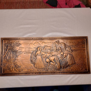 Kupferstich, "Getreideernte". Bild 3