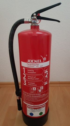 Jockel 5KG Dauerdruck-Schaumfeuerlöscher S6LJM BIO 34 plus