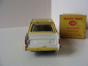Dinky Toy TRIUMPH HERALD - Nr. 189 - Primelgelb - mit OVP Bild 3