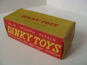 Dinky Toy TRIUMPH HERALD - Nr. 189 - Primelgelb - mit OVP Bild 6