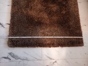 Handwebteppich, Musterring Bilbao, 200x140 cm, braun-creme-beige Bild 6