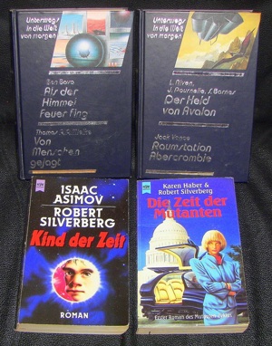 4 Science-Fiction   Fantasy Bücher im Konvolut * Isaac Asimov*Robert Silverberg u.a. Bild 2
