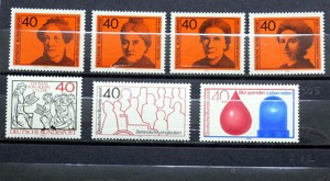 Briefmarken: BRD 1974  Einzelmarken und Sätze 