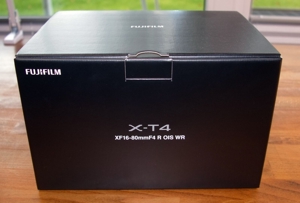 Fujifilm Kamera X-T4 mit Objektiv XF 16-80 mm schwarz, August 2022 gekauft Bild 4