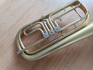 Basstrompete, Bassflügelhorn, Tenorhorn, Bass Trompete, Flügelhorn - restauriert Bild 6