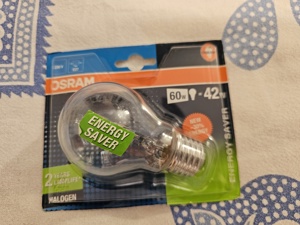 Osram Halogen Glühbirnen E27 ohne Elektrosmog 