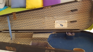 Geigenkasten aus Holz, antik Bild 8
