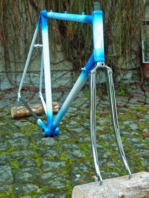 Retro: Corrado Corratec Rennrad-Stahlrahmen. Made in Italy. Rahmenhöhe 58 cm. Bild 3