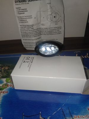 Taschenlampe LED Akku ( Dynamo ) Bild 5