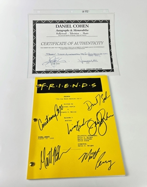 Friends- Original 1995 Hand Signed Script- COA- Autographed by Entire Cast- Rare Bild 6