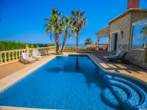 Spanien Ferienhaus Costa Blanca Dénia mit Meerblick und privatem Pool Bild 4