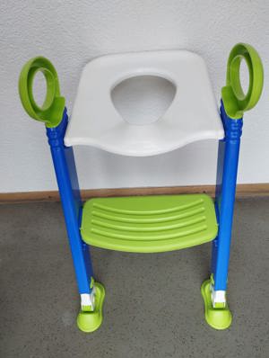 Kinder Toilettensitz mit Treppe  Bild 4