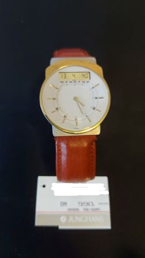 Junghans MEGA die erste Funk Armbanduhr der Welt sehr selten 