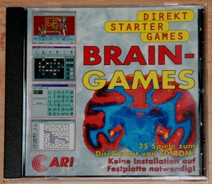 CD-ROM - Brain-Games - PC-Spiele - Gehirn-Training - ab 0 Jahren