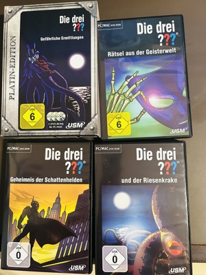 Die drei Fragezeichen Platin Edition 3x DVD Spiele