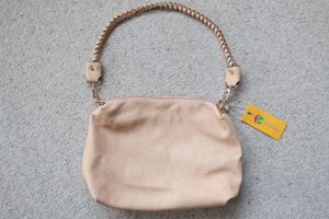 Handtasche Umhängetasche Farbe beige Hoggi Creation Bild 1
