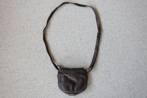 Umhängetasche Handtasche Görtz Bags Style No.: ND-1601 braun mit Reißverschluss Bild 2