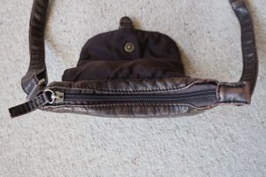 Umhängetasche Handtasche Görtz Bags Style No.: ND-1601 braun mit Reißverschluss Bild 6