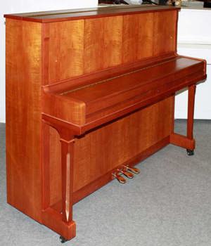 Klavier Bergmann P-20 Kirsche satiniert, 120 cm, 5 Jahre Garantie Bild 2
