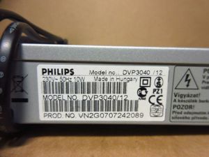 DVD-player "PHILIPS DVP3040 12" DivX playback Dolby Digital Bild 3