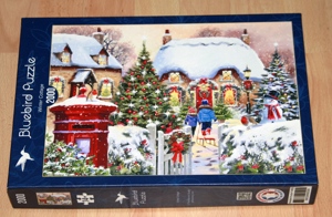 NEU - Puzzle - 98 x 69 cm - 2000 Teile - "Winter-Cottage" - TOP!!