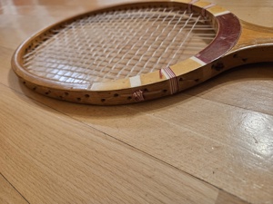 Holz - Tennis Schläger Marke Donnay Bild 2