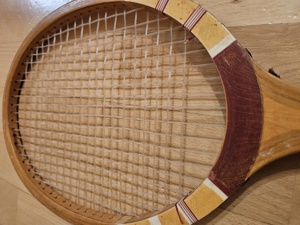 Holz - Tennis Schläger Marke Donnay Bild 7