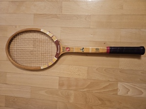 Holz - Tennis Schläger Marke Donnay Bild 9