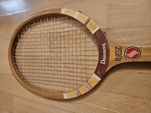 Holz - Tennis Schläger Marke Donnay Bild 4