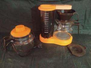 Haushaltsauflösung: Kaffeemaschine Filter, Philips HD-5147, Orange, Vintage