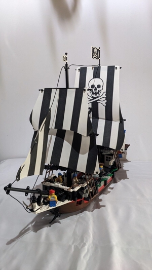 Lego 6286 System Skull's Eye Schooner   Pirates 1993 + Box + Kunststoffeinlage Bild 3