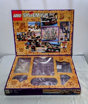 Lego 6286 System Skull's Eye Schooner   Pirates 1993 + Box + Kunststoffeinlage Bild 7