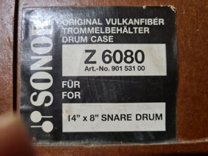 Sonor Lite Snare 14 x 8 snare drum Z6080 Trommel mit Koffer sehr guter Zustand Bild 5