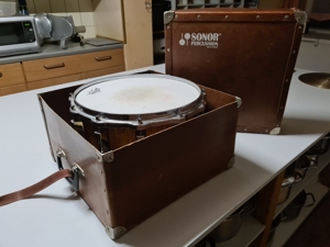Sonor Lite Snare 14 x 8 snare drum Z6080 Trommel mit Koffer sehr guter Zustand Bild 1
