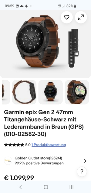 Garmin Epix GEN 2 Titan NEU!NEU!NEU!