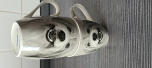 3 Kaffeebecher Tassen Hundmotiv