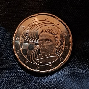 20 Cent Nikola Tesla Münze Bild 3