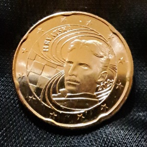 20 Cent Nikola Tesla Münze Bild 4