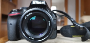 Nikon D5200 Spiegelreflexkamera mit Objektiv AF Nikkor 50mm 1:1.4 D. 