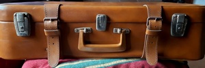 Vintage Kofferset aus den 60er Jahren bestehend aus Reisetasche und Koffer Bild 9